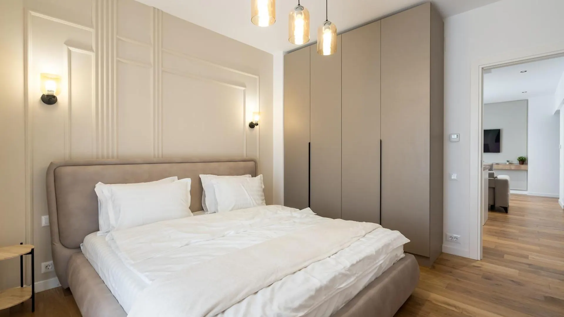 Wheat Of Coffee With King Bed In Ocp Apartamento Bucareste Roménia